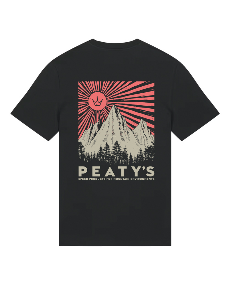 Peaty's SS26 PubWear Tee - Mountain / Black