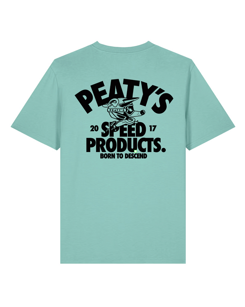 Peaty's SS26 PubWear Tee - Descend / Pool Blue