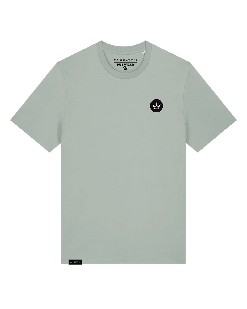 Peaty's SS26 PubWear Tee - Crown / Aloe