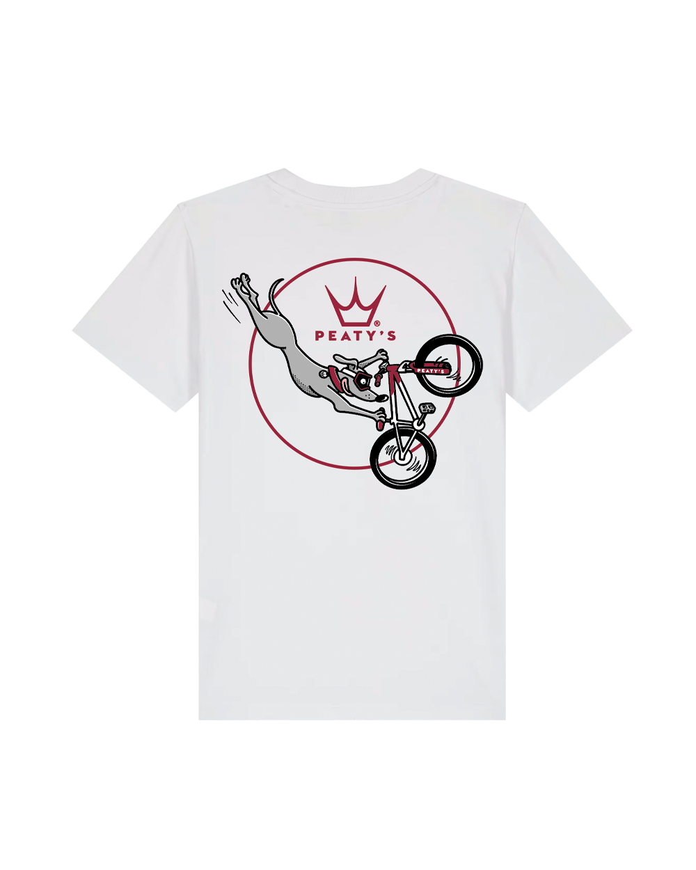 Peaty's SS26 KidsWear Tee - Superdog / White - 9-11yrs
