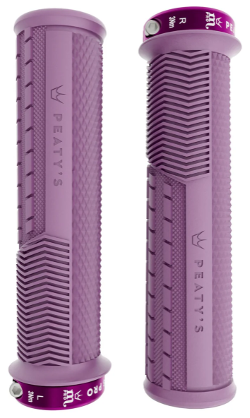 Peaty's Monarch Pro Grip - Knurl - Thin - Plum Purple
