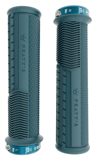 Peaty's Monarch Pro Grip - Knurl - Thin - Storm Blue