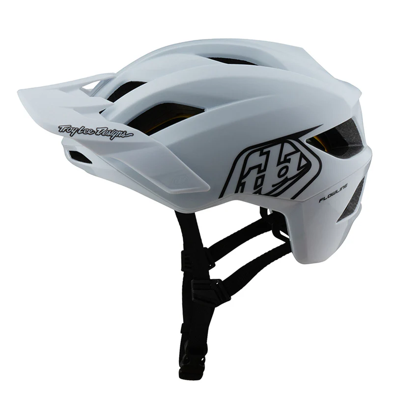 Troy Lee Designs Flowline Helmet MIPS Point M/L White / Black