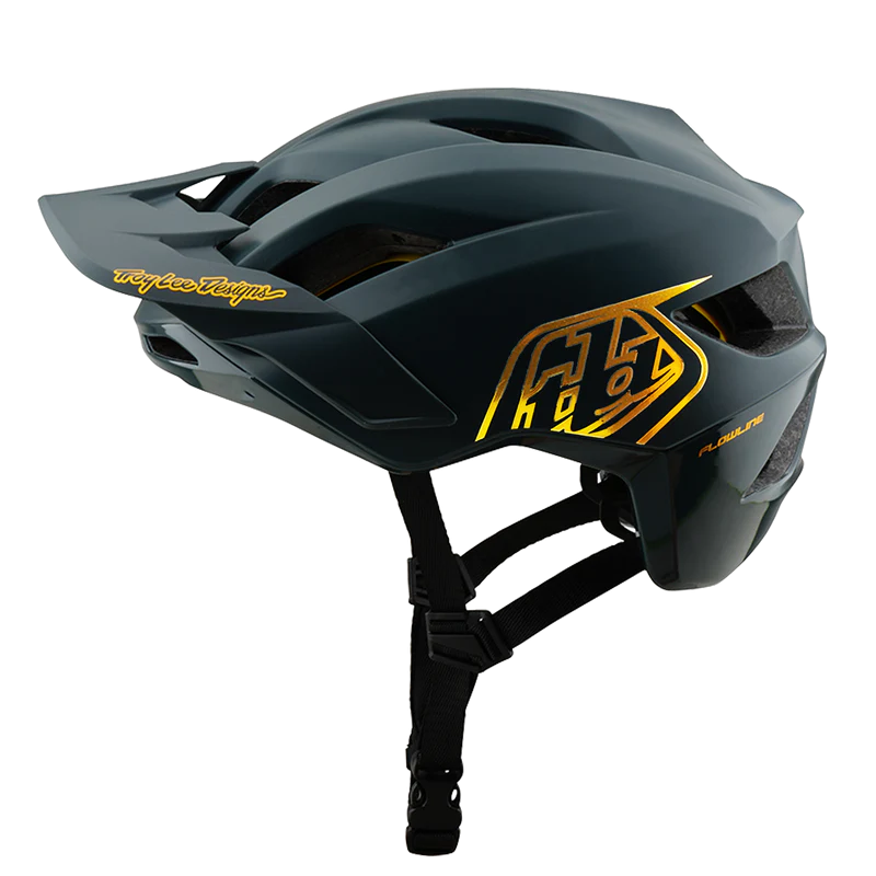 Troy Lee Designs Flowline Helmet MIPS Point M/L Gray / Gold