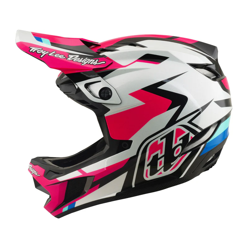 Troy Lee Designs D4 Polyacrylite Helmet MIPS Romaer L Magenta